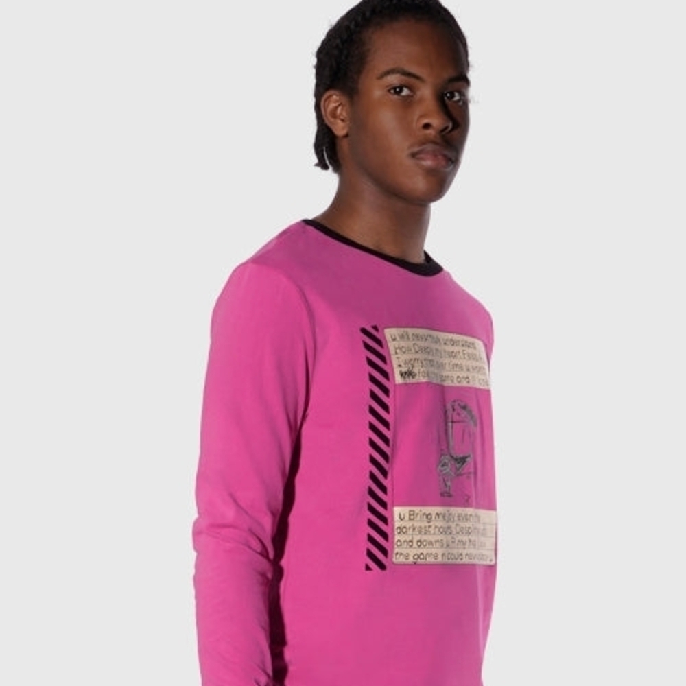 THC x The Superior Shop Memphis Love The Game LS Tee Size S Pink Long Sleeve New - Picture 9 of 9